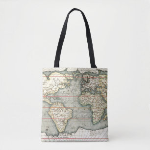 Tote Bag Carte du monde vintage par Abraham Ortelius 1587–1