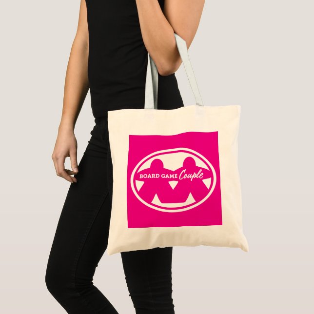 Tote Bag Carte Jeu Couple Blanc Cadre Basic Fourre-tout (Devant (produit))