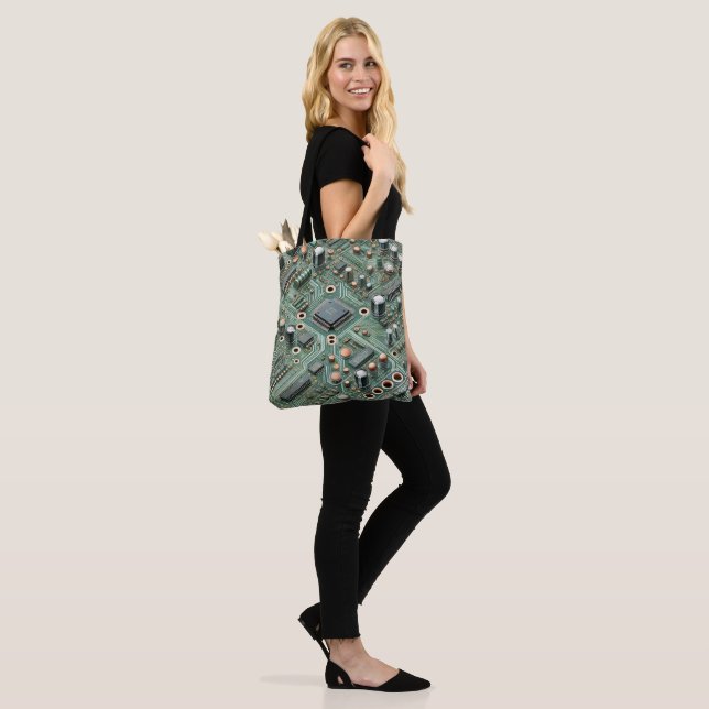 Tote Bag Carte réseau (Sur le modèle)