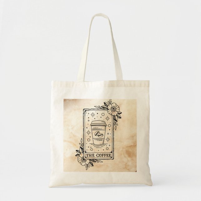 Tote Bag Carte Tarot Café (Devant)