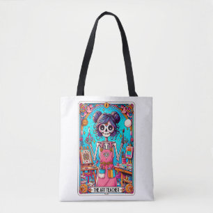 Tote Bag Carte Tarot de professeur d'art