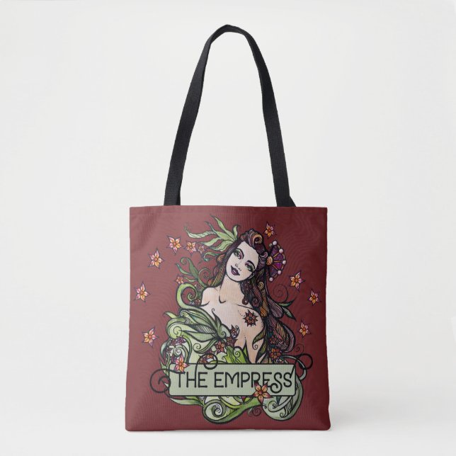 Tote Bag Carte Tarot Empress (Devant)