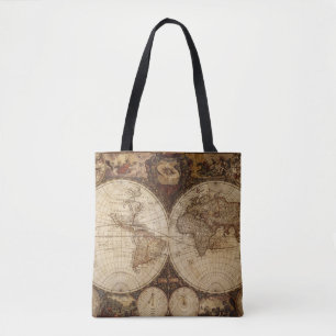 Tote Bag Carte vintage
