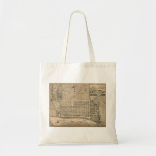 Tote Bag Carte vintage de 19ème siècle de la Géorgie de
