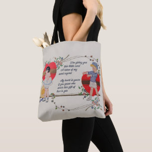 Tote Bag Cartes de la Saint-Valentin antiques victoriennes 