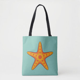 Tote Bag Carton d'Épis orange mignon