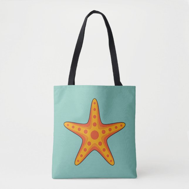 Tote Bag Carton d'Épis orange mignon (Devant)