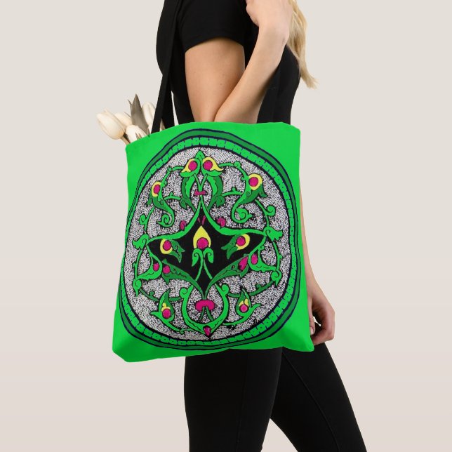 Tote Bag cartouche celtique (De près)