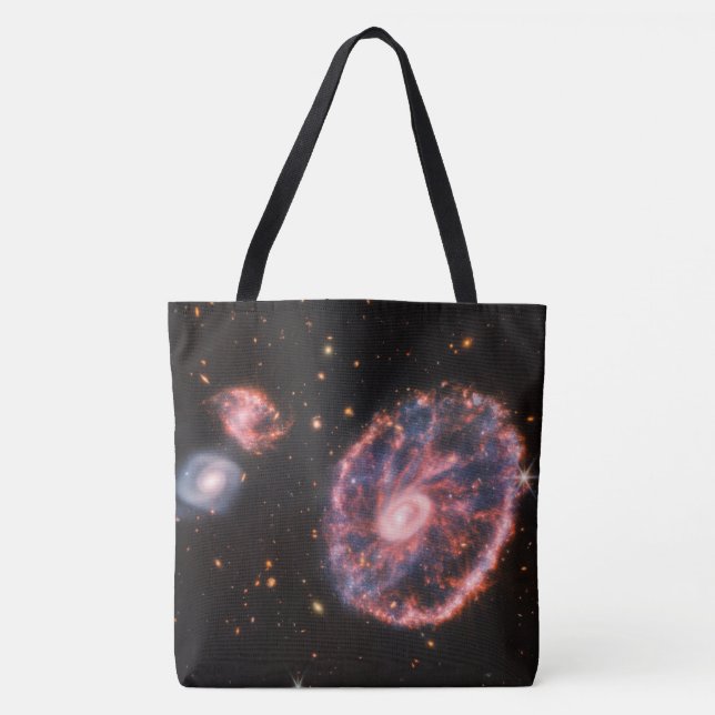 Tote Bag Cartwheel Galaxy, James Webb Télescope Spatial (Devant)