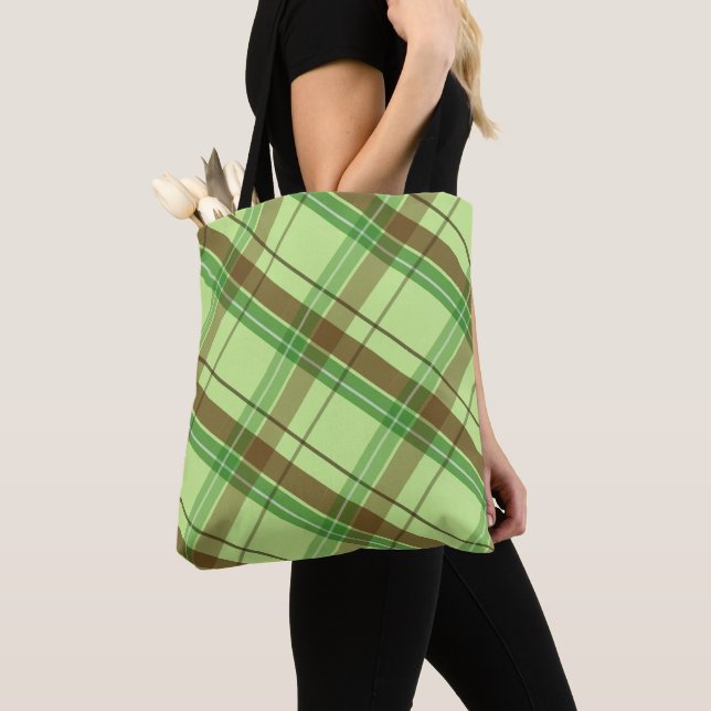 Tote Bag Carver Plaid (De près)