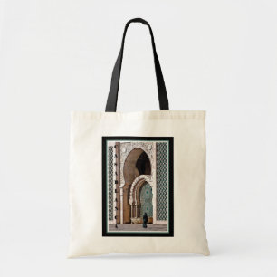 Tote Bag Casablanca--Femme à la mosquée