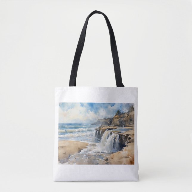 Tote Bag Cascade Côtière de Sandcut,  (Devant)