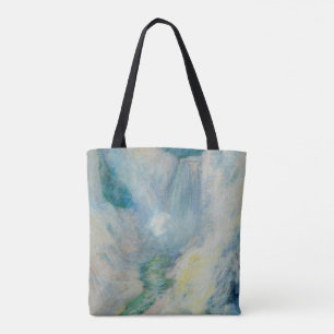 Tote Bag Cascade dans Yellowstone par Twachtman, Art Vintag