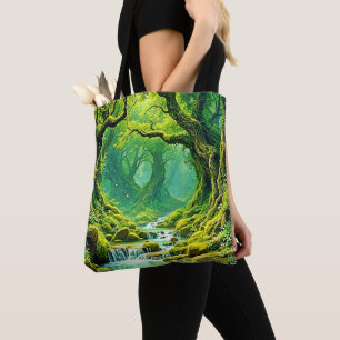 Tote Bag Cascade de la jungle luxuriante Bliss
