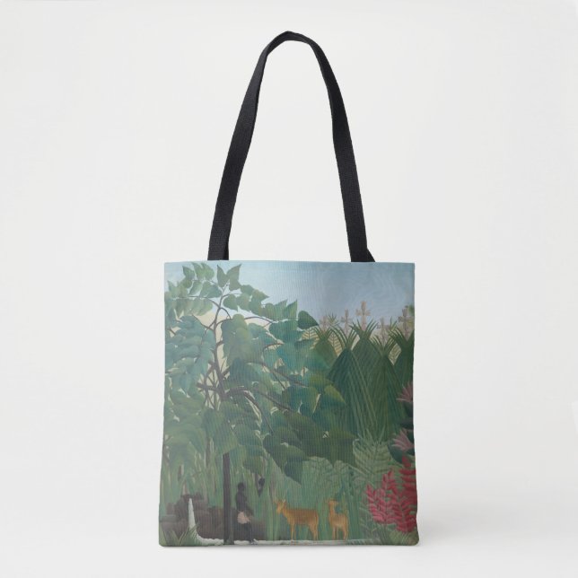 Tote Bag Cascade d'Henri Rousseau, Art Vintage (Devant)