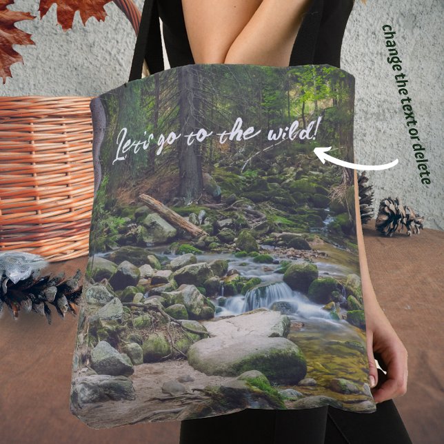 Tote Bag Cascade forestière (Créateur téléchargé)
