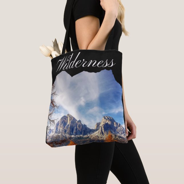 Tote Bag Cascade moderne Lake View (De près)