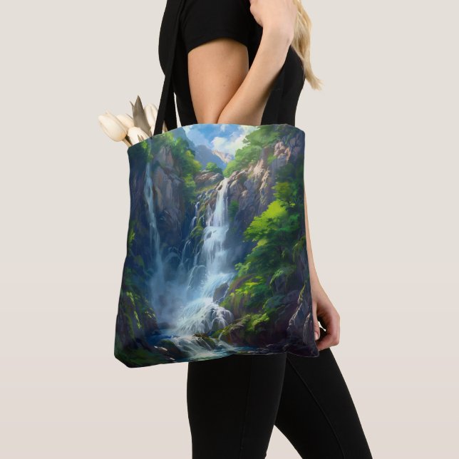Tote Bag Cascade mondiale de l'Imaginaire (De près)