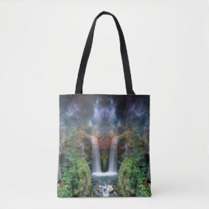 Tote Bag Cascades Absolument Surréalistes Sous Ciel Égaré