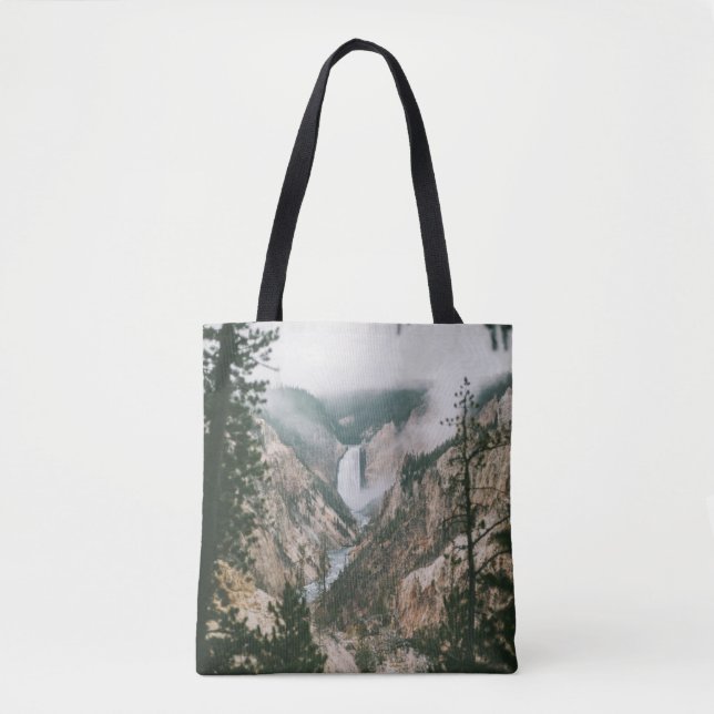 TOTE BAG CASCADES ET VUE MONTAGNE (Devant)