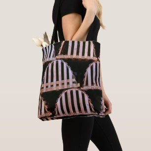 Tote Bag Casiers à homard en bois Horizontal