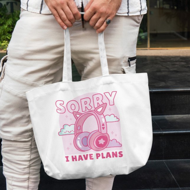 Tote Bag Casque Cat (Créateur téléchargé)