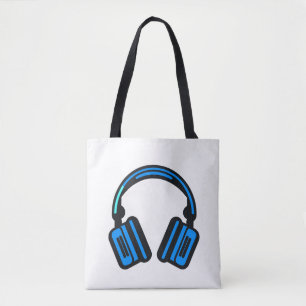 Tote Bag Casque de musique City Rhyme Wondermerderies Vibes