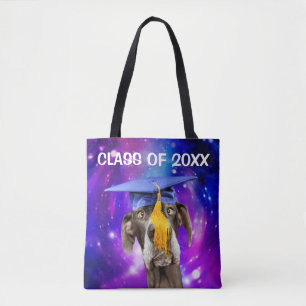 Tote Bag Casquette de port de chien drôle d'obtention du