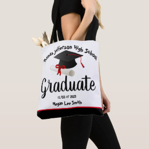 Tote Bag Casquette diplômé Tassel & Scroll