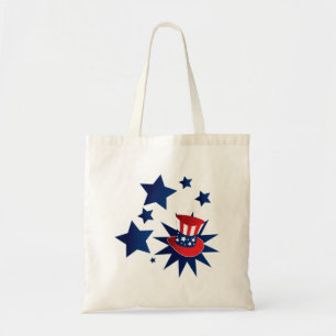 Tote Bag Casquette et étoiles d'Oncle Sam