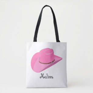 Tote Bag Casquette princesse cowgirl rose