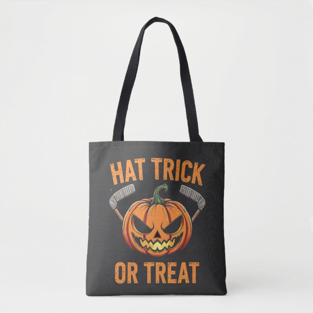 Tote Bag Casquette Trick ou traiter Halloween Éffrayant Hoc (Devant)