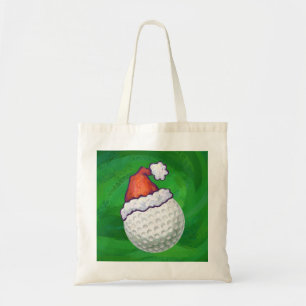 Tote Bag Casquettes de Noël à la balle de golf