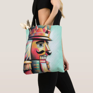 Tote Bag Casse-noisettes de Noël illustrée par Chalk