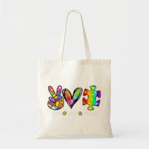 Tote Bag casse-tête mois de sensibilisation à l'autisme sig