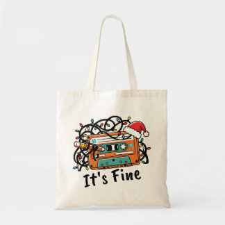 Tote Bag Cassette de Noël Rétro