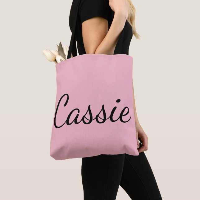 Tote Bag Cassie tout-imprimé (De près)