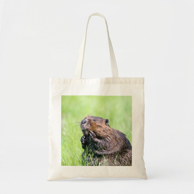 Tote Bag Castor mouillé (Devant)