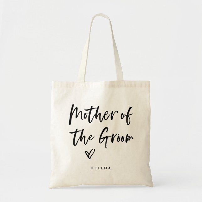 Tote Bag Casual Script | Chic Simple Mère de la chambre (Devant)