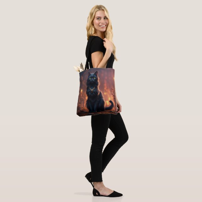 Tote Bag Cat (Sur le modèle)