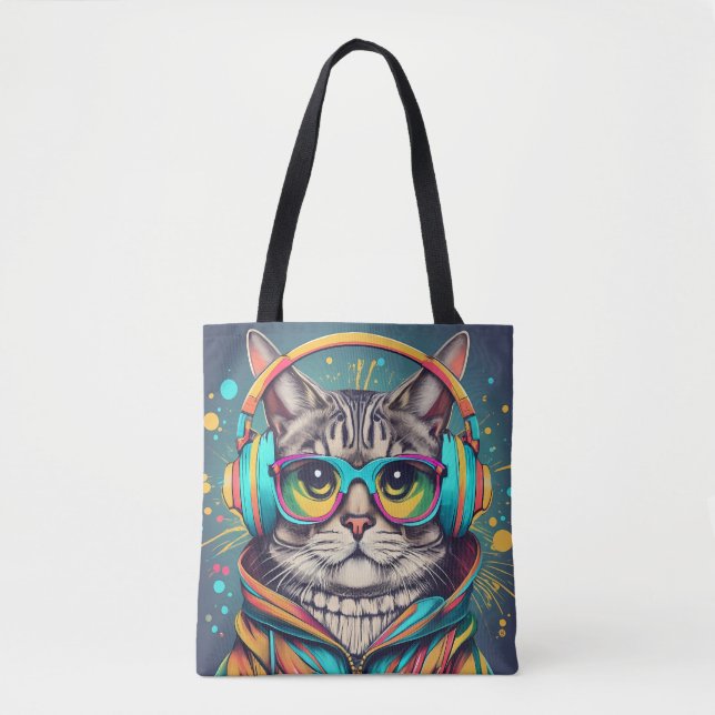 Tote Bag -Cat bag for shopping (Devant)