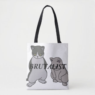 TOTE BAG CAT BRUTALIST