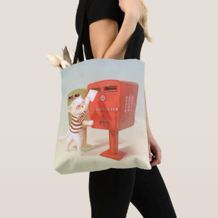 Tote Bag Cat Envoyer une lettre