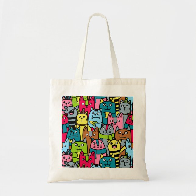 Tote Bag Cat et kitten (Devant)