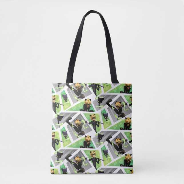 Tote Bag Cat Noir & Motif Plagg (Devant)