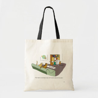 Tote Bag Cat Talk
