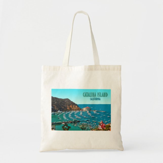 Tote Bag Catalina Island Père Noël Catalina Californie Vint (Devant)
