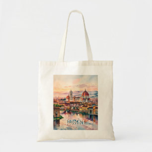 Tote Bag Cathédrale de Florence Duomo personnalisée à l'aqu
