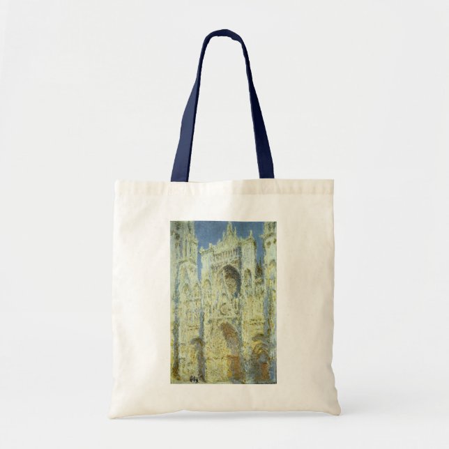 Tote Bag Cathédrale de Rouen, la façade ensoleillée, Claude (Devant)