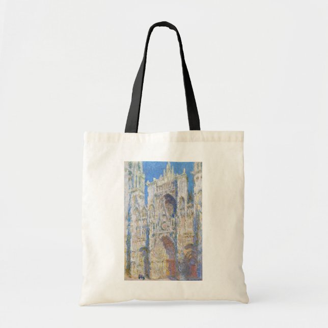 Tote Bag Cathédrale de Rouen (lumière du soleil), Monet (Devant)